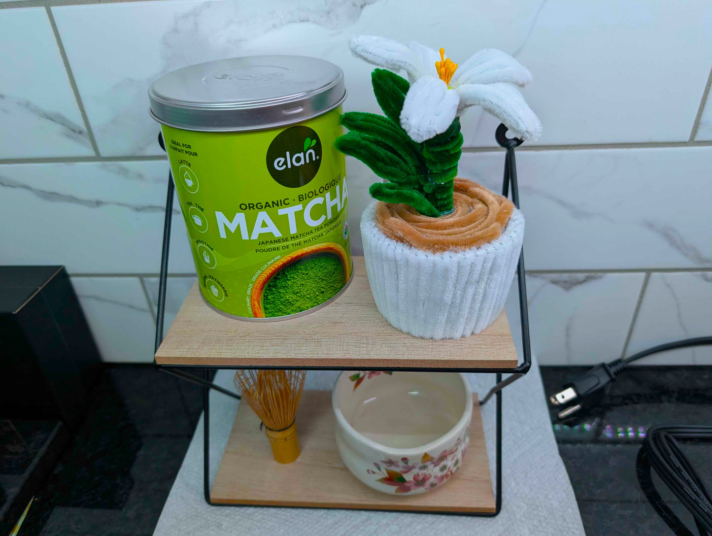 Mini Pot - Matcha Flower